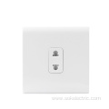 Safe indoor 1Gang 2Pin Socket Outlet CB certification